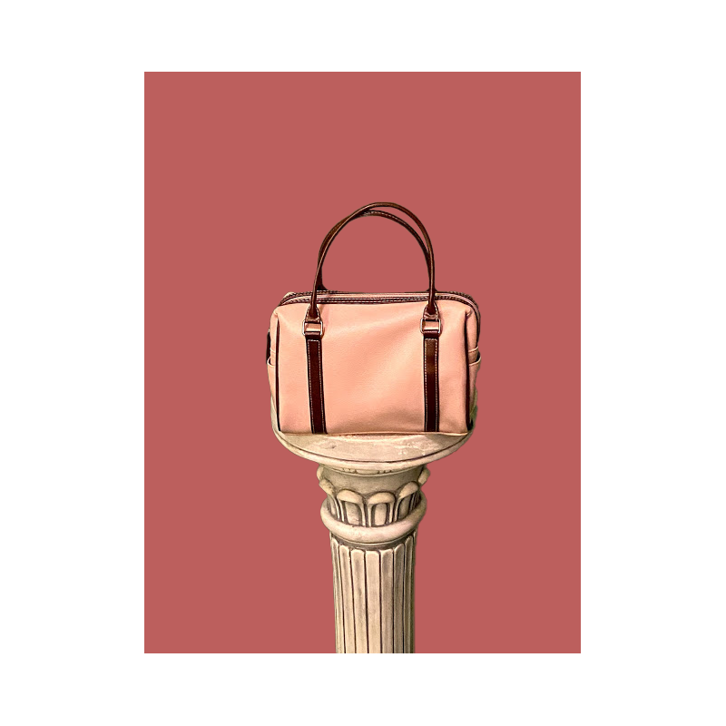 Pink & Brown Handbag