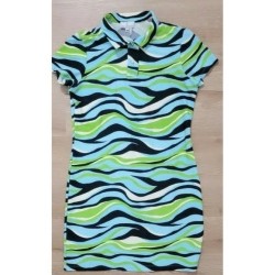 Polo Blue Lime Print Dress