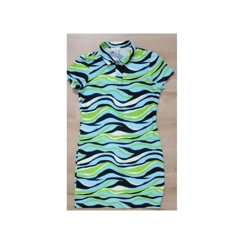 Polo Blue Lime Print Dress