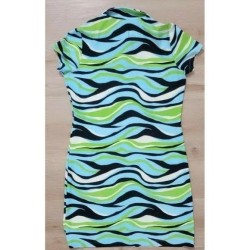 Polo Blue Lime Print Dress