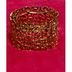 Gold Open Vine Stretch Bracelet