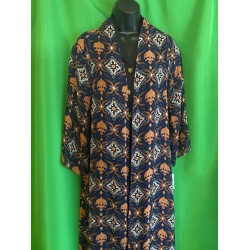 Navy Kimono Duster