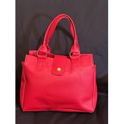 Red handbag