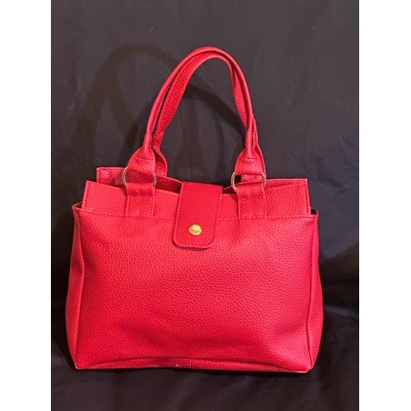 Red handbag