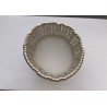 Silver Stretch Bracelet wave pattern