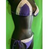 2Pc. Purple w/Lace Detail