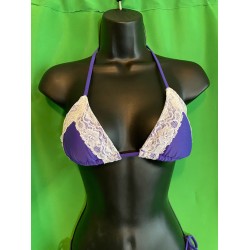 2Pc. Purple w/Lace Detail