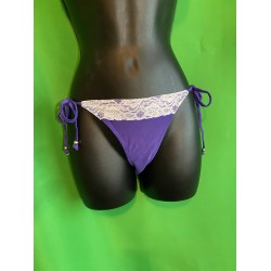 2Pc. Purple w/Lace Detail