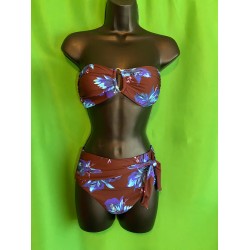 2pc. Brown Floral