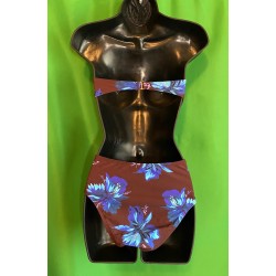 2pc. Brown Floral