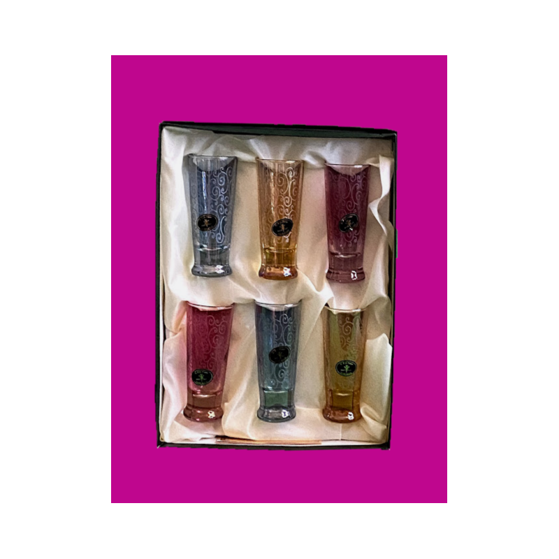 6 Assort. Shot Glasses