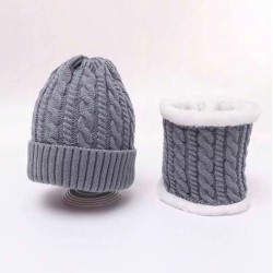 Hat and Scarf-Neck Warmer Set