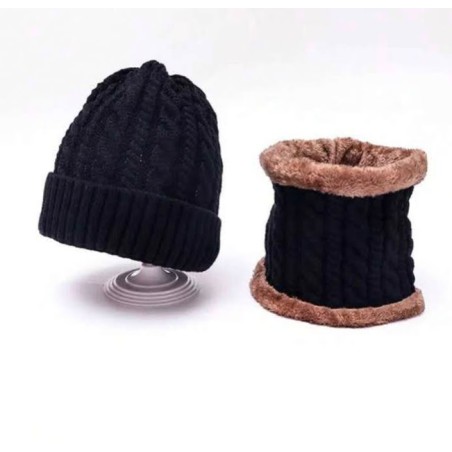 Hat and Scarf-Neck Warmer Set