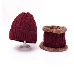 Hat and Scarf-Neck Warmer Set