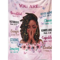 Slogan Graphic Blanket